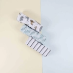 Picture of Three Pieces White Floral Engraved Cradle Cover For Newborn