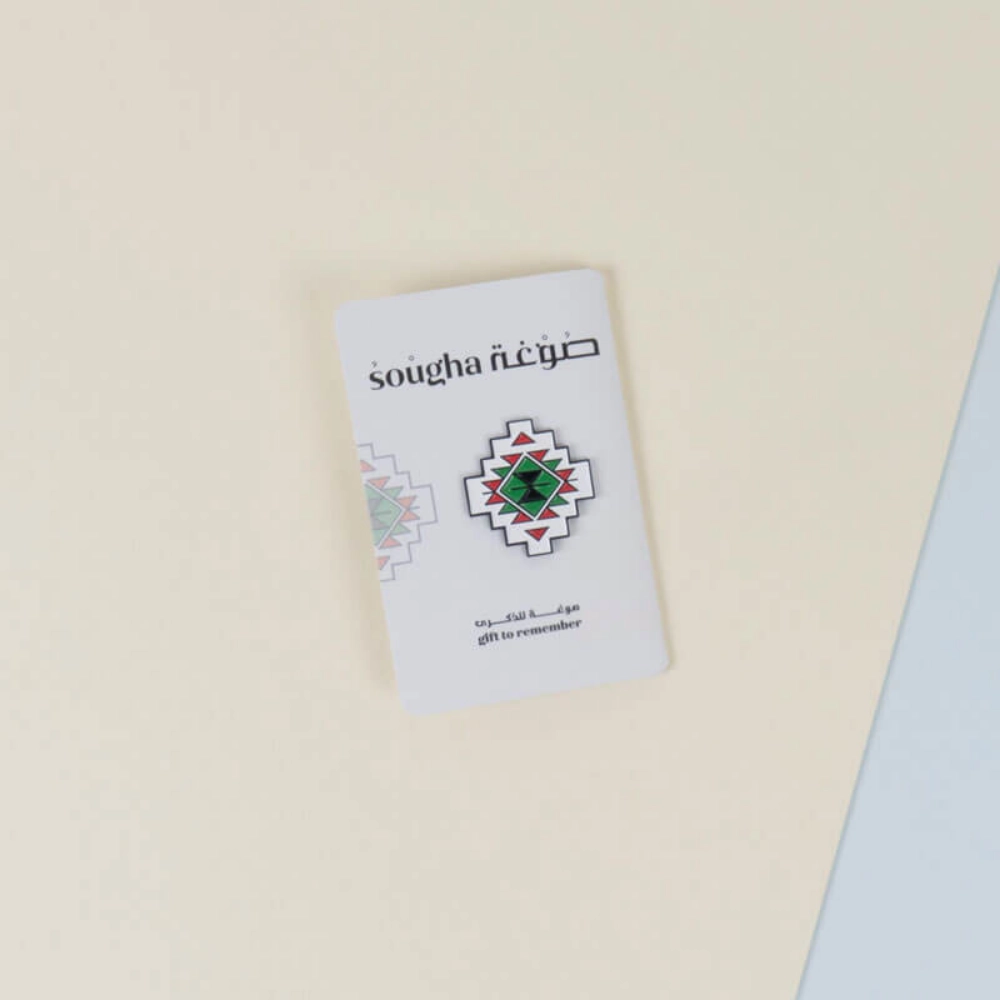 Picture of Kuwait Abstract Design Magnetic Pin