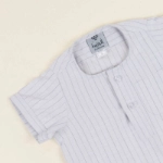 Picture of Beige Al Jazeera Broad Lines Sleeping Dishdasha For Newborn (With Name Embroidery)