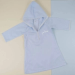 Picture of Sky Blue Moroccan Dishdasha For Boys (With Name Printing Option)