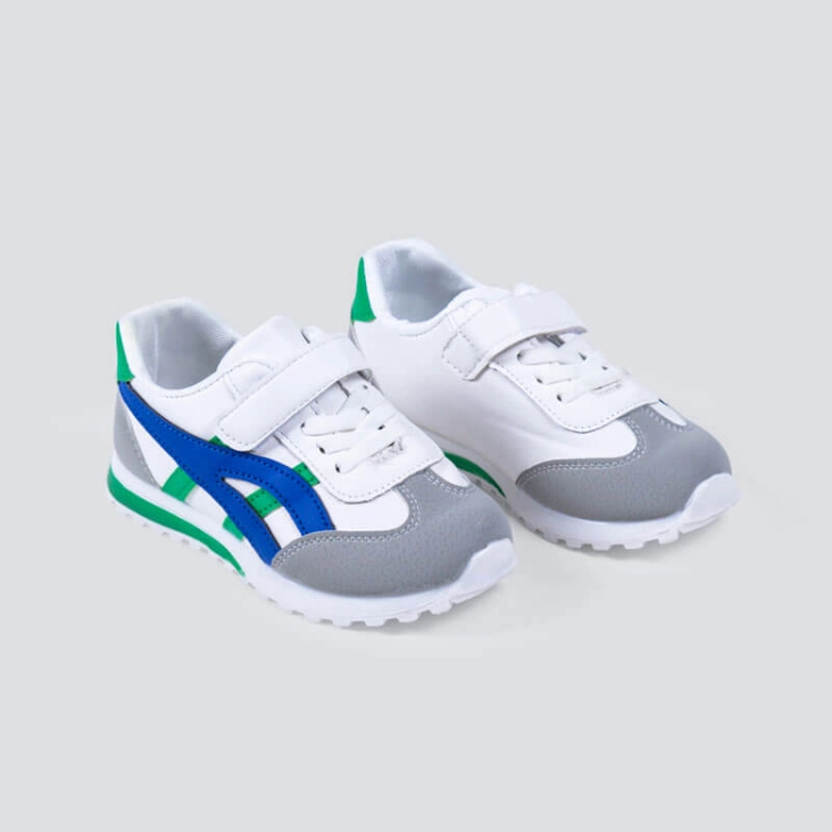 Picture of Old School Shoes For Kids - Blue/Green