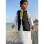 Picture of Black Vest Malaki Al Jazeera For Boys (With Name Embroidery)