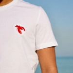 Picture of Lobster Design Slim Fit T-Shirt