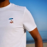 Picture of Tanning Chair Design Slim Fit T-Shirt