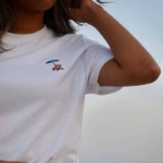 Picture of Tanning Chair Design Slim Fit T-Shirt