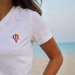 Picture of Air Balloon Design Slim Fit T-Shirt