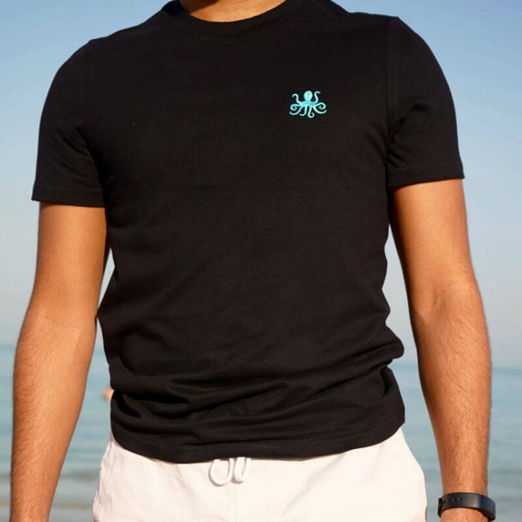 Picture of Octopus Design Slim Fit T-Shirt