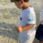 Picture of Whale Design Slim Fit T-Shirt For Kids (With Name Embroidery)