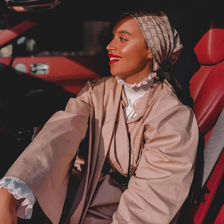 Picture of Victoria Beige Shirt from Lulwa Al Khattaf