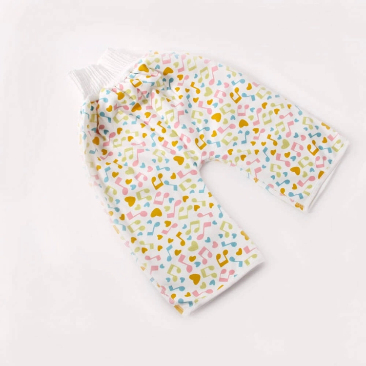 Picture of White Musically Anti-Wetting Sleeping Pants For Baby