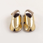 Picture of Golden Glossy Sandal For Baby