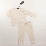 Picture of Beige Sweater Set For Kids (With Name Embroidery Option)