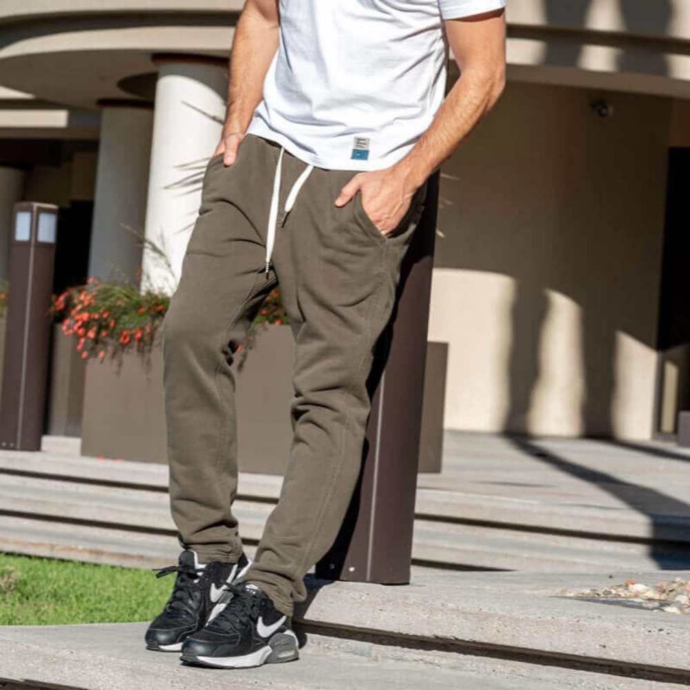 Picture of Not So Basic Olive Green Sweatpants