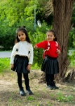 Picture of Red Top With Attached Bag For Kids (With Name Embroidery Option)