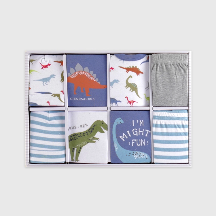 Picture of 8 Pcs Gift Box 26 - Blue Animal Print Suit