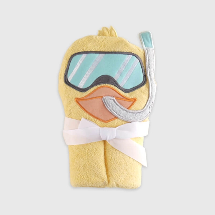 Picture of Yellow Duck Towel For Kids Model 98 (With Name Embroidery Option)