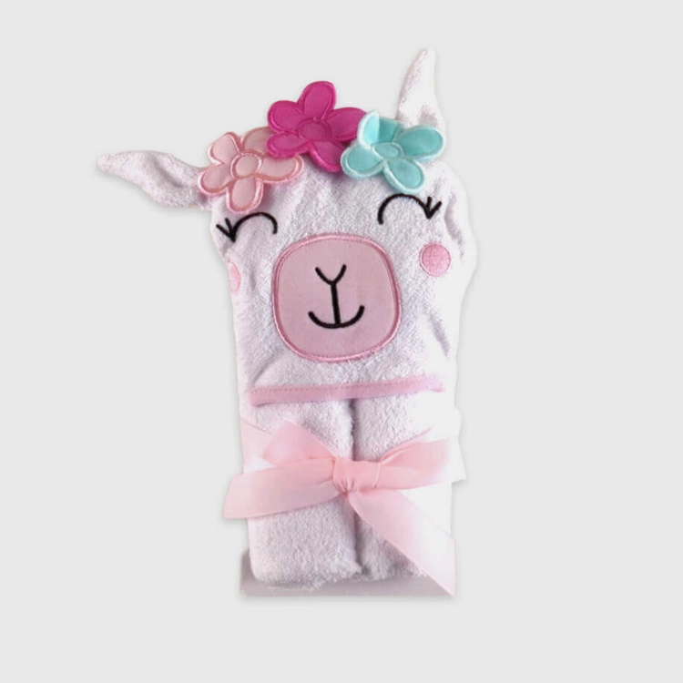 Picture of Pink Unicorn Towel For Kids Model 54 (With Name Embroidery Option)