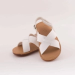Picture of TIYA White Sandal Model E073 For Boys