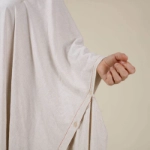Picture of Beige Checkered Daraa For Women
