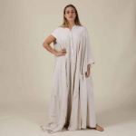 Picture of Beige Checkered Daraa For Women