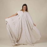 Picture of Beige Checkered Daraa For Women