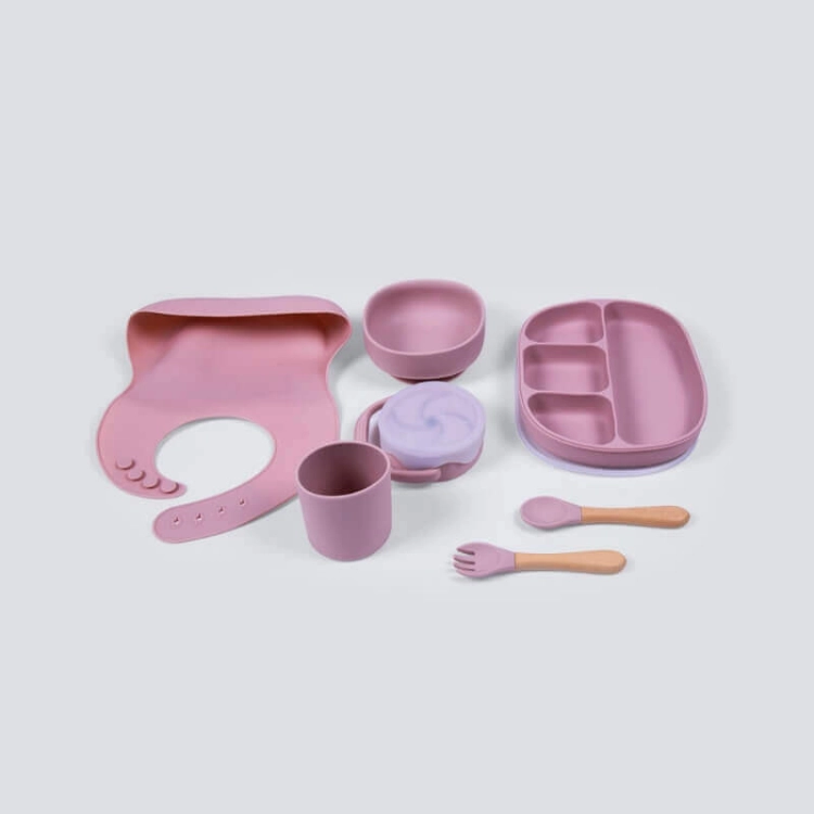 Picture of Tableware Set For Baby Set of 6 - Pink