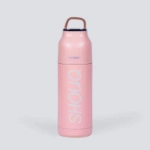 Picture of Pink Vacuum Water Bottle - 350ml (With Name Printing Option)
