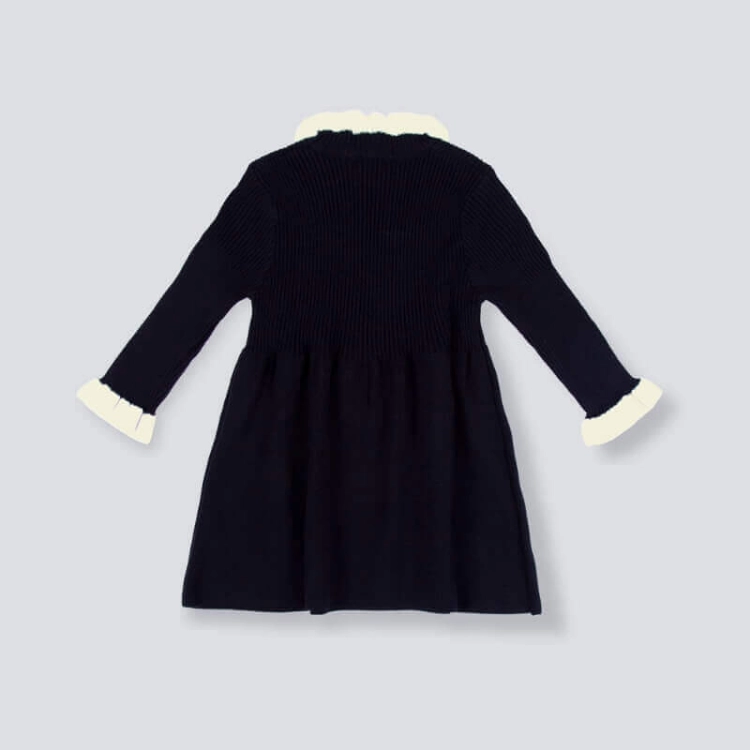 Picture of Black And Pale White Collar For Girls