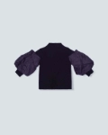 Picture of Black Puffy Top For Girls