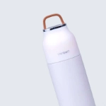 Picture of White Vacuum Water Bottle - 350ml (With Name Printing Option)