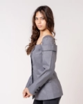Picture of Grey Blazer For Women