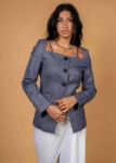 Picture of Grey Blazer For Women