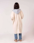 Picture of Beige Teddy Long Coat For Women