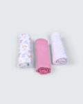 Picture of Three Pieces Engraved Cradle Cover M00626 Newborn