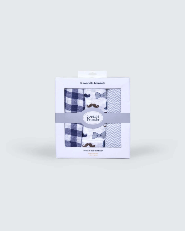 Picture of Three Pieces Engraved Cradle Cover M73016 Newborn