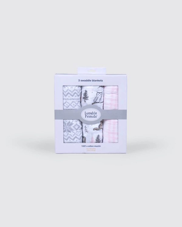 Picture of Three Pieces Engraved Cradle Cover M59788 Newborn