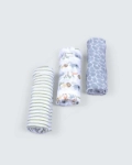 Picture of Three Pieces Engraved Cradle Cover M00623 Newborn