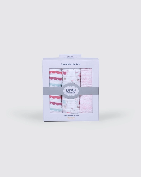 Picture of Three Pieces Engraved Cradle Cover M59287 Newborn