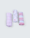 Picture of Three Pieces Engraved Cradle Cover M59287 Newborn