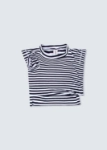 Picture of Black And White Stripe Top For Girls SS2022
