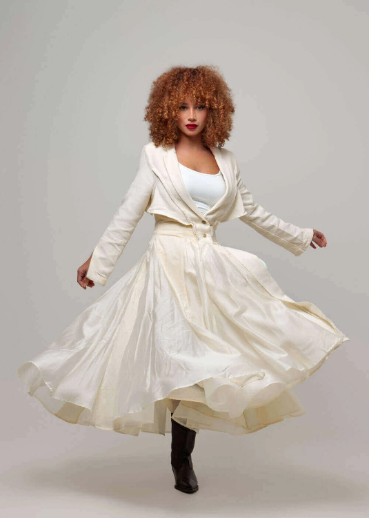 Picture of Beige Long Dress For Women