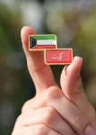 Picture of Kuwait Flag Old And New Magnetic Pin