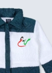 Picture of White And Dark Green Winter Set For Kids - National Day (With Name Embroidery)