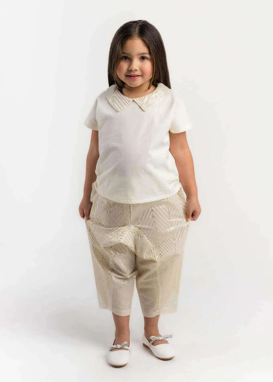 Picture of 23SS0TB4ST7280 Shirt And Sherwal Gergean Set For Girls