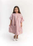 Picture of 23SS0TB497279 Light Pink Gergean Dress For Girls