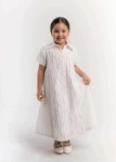 Picture of 23SS1TB497307 Multi-Color Long White Shirt Inscription Design For Girls