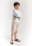 Picture of 23SS1TB3ST7311 Beige Gergean Set For Boys