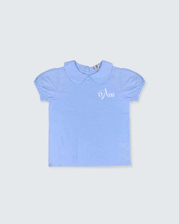 Picture of Multi-Color 7081 Collar T-Shirt For Girls