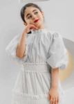 Picture of Multi-Color Summer Puffy Dress For Girls