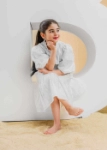 Picture of Multi-Color Summer Puffy Dress For Girls